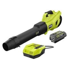 40V HP Brushless WHISPER SERIES 650 CFM 160 MPH Leaf Blower Cordless with 4.0 Ah Battery and Charger