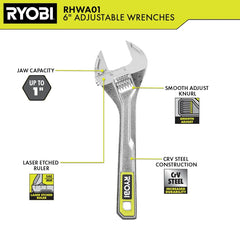 6" Adjustable Wrench