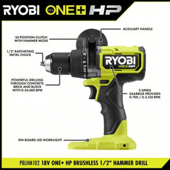 18V ONE+ HP Brushless 1/2" Hammer Drill