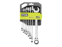 8 PC. SAE Ratcheting Combination Wrench Set