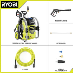 2000 PSI 1.2 GPM ELECTRIC PRESSURE WASHER