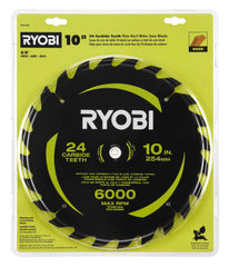 10" 24 CARBIDE TEETH THIN KERF MITER SAW BLADE