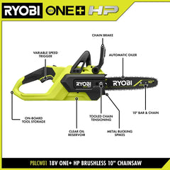 18V ONE+ HP Brushless 10” Chainsaw