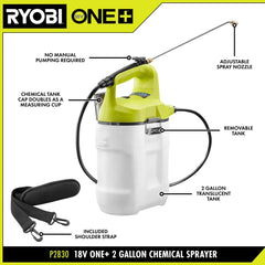 18V ONE+ 2 Gallon Chemical Sprayer Kit